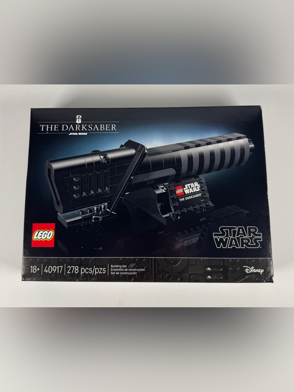LEGO Star Wars 40917 The Darksaber GWP — New, Factory Sealed, Ships Same Day